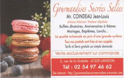 Gourmandises sucrées salées, Traiteur à Langon-sur-Cher